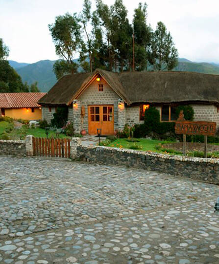 Accommodation in the village of Chivay
