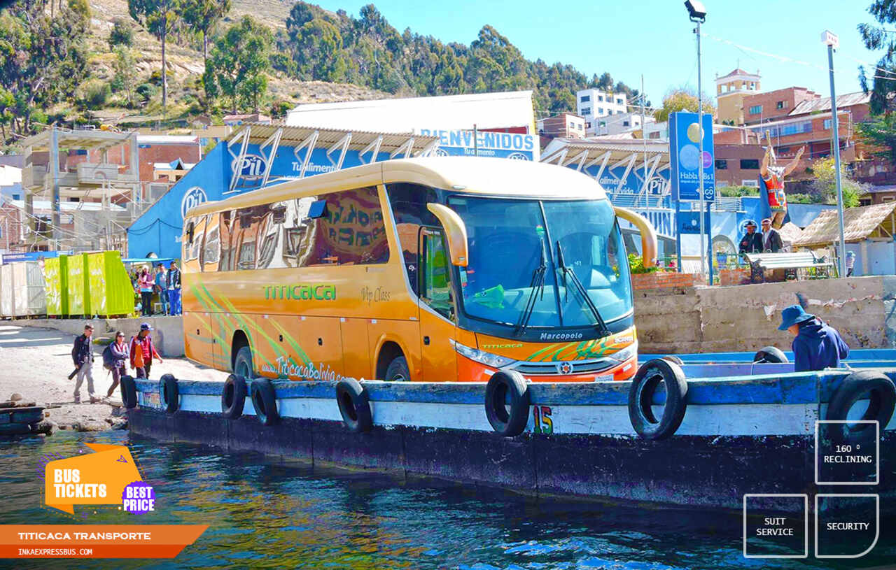 Bus Titicaca Bolivia Transporte Internacional La Paz Copacabana Puno Cusco